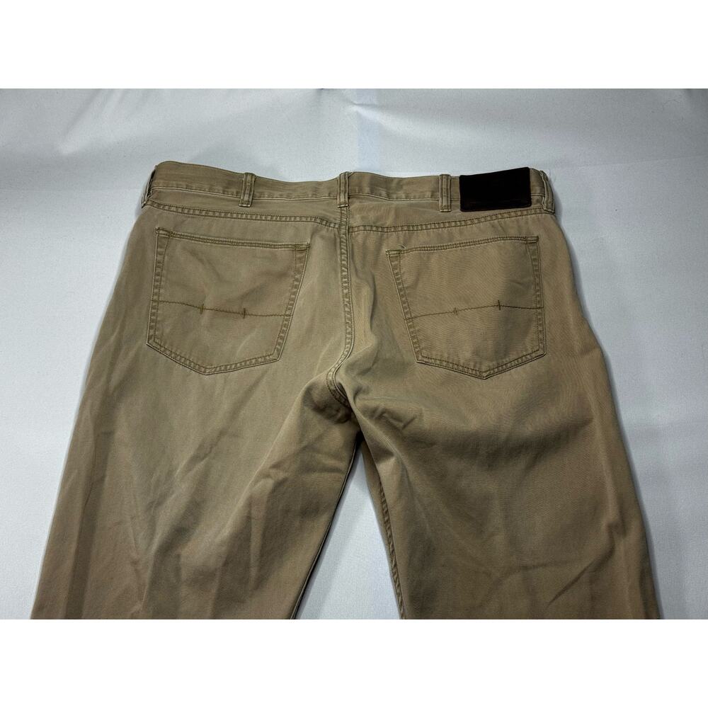 Polo Ralph Lauren Men's 650 Straight Leg Beige Denim Jeans - Size 36x33.5 - Picture 4 of 8